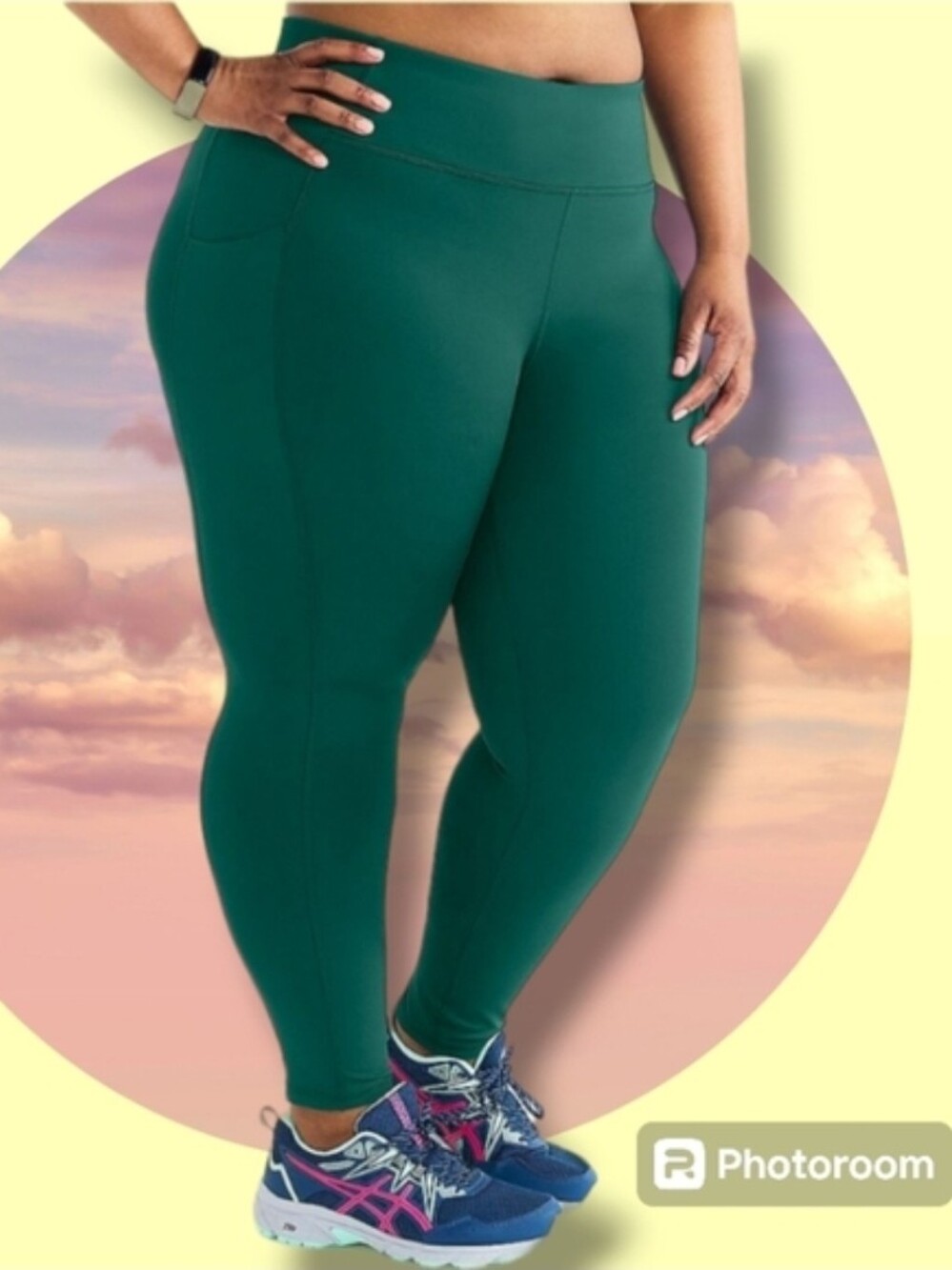 NWT 2XL Full Length Leggings with 2 Side Pockets